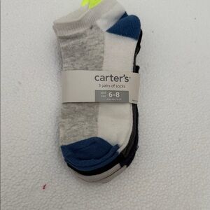Carter's Men's Casual Socks - Gray, Blue, Black Trio